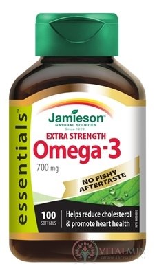 JAMIESON OMEGA-3 EXTRA 700 mg cps 1x100 ks